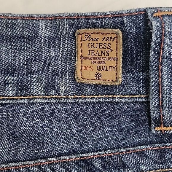 Guess Daredevil blue denim bootcut jeans Women's Size 29 - Picture 3 of 16